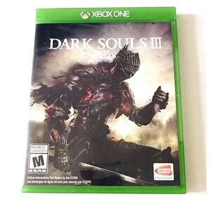 Dark Souls III 3 Xbox One Games Microsoft No Manual 2017